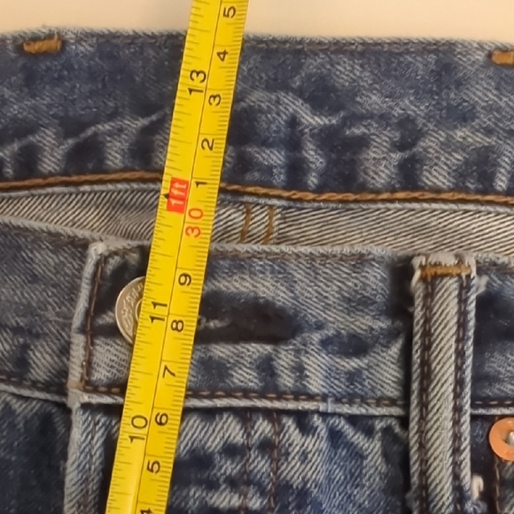 GAP Blue Straight Selvedge Jeans Classic Denim - Picture 5 of 10